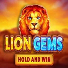 Lion Gems Hold and Win slot logo by Playson at Donbet CasinoLion Gems Hold and Win