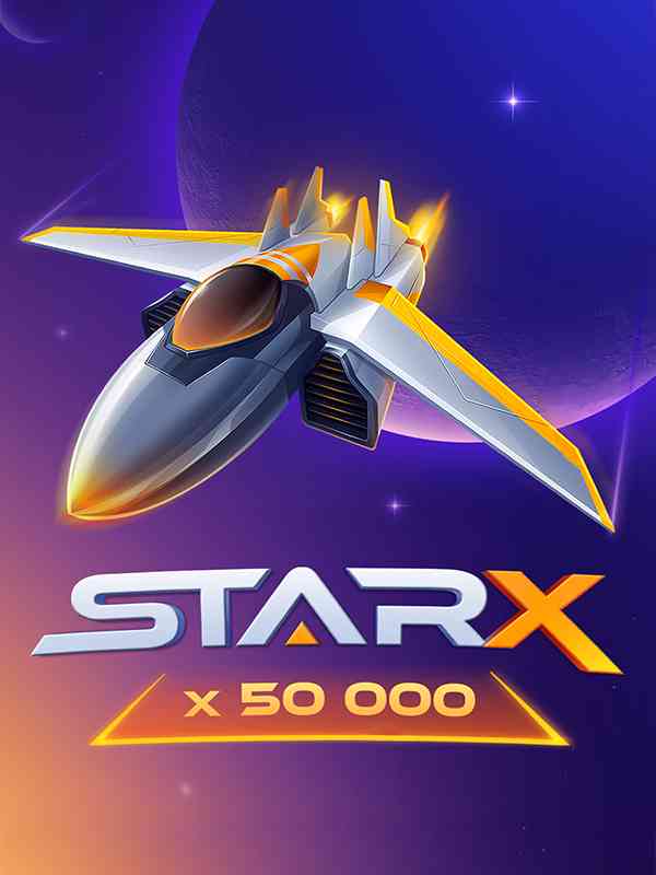 Logo of StarX from 100HP Gaming at Donbet Casino